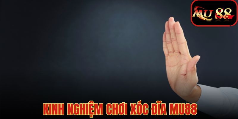 Hãy biết điểm dừng để tạo đà thắng lớn tại Xóc Đĩa MU88